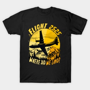 Flight 2525 - The Uncharted Descent T-Shirt